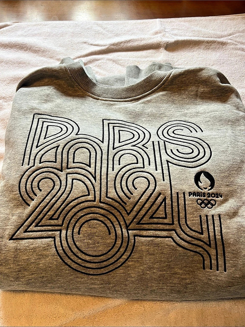 Paris 2024 Olympic sweatshirt Gray XL